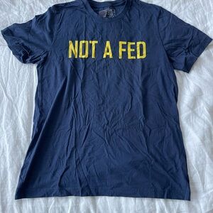 Become Ungovernable Men's Navy Graphic Tee “Not a Fed”